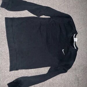 Women’s Nike Black Long Sleeve crew neck Sweatshirt